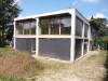façade sud fermée