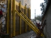 étaiement du mur béton