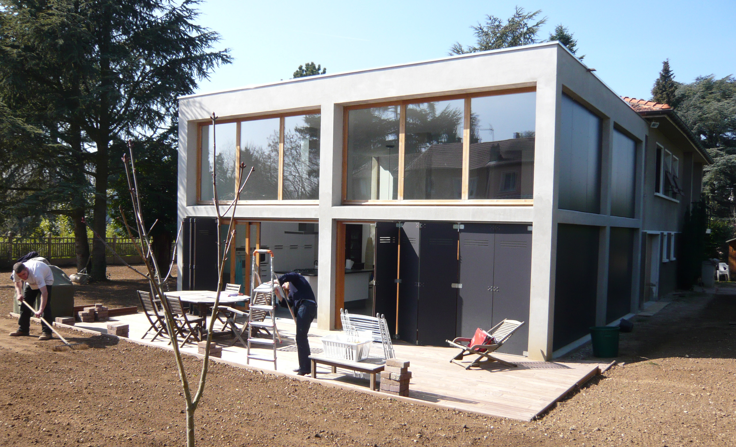 Extension beton