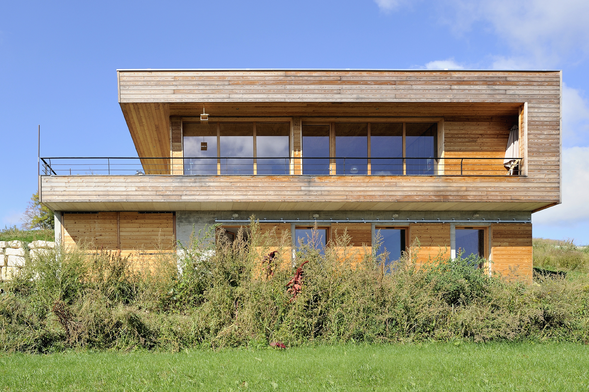 Maison bois/béton