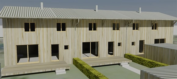 maisons groupées en isere