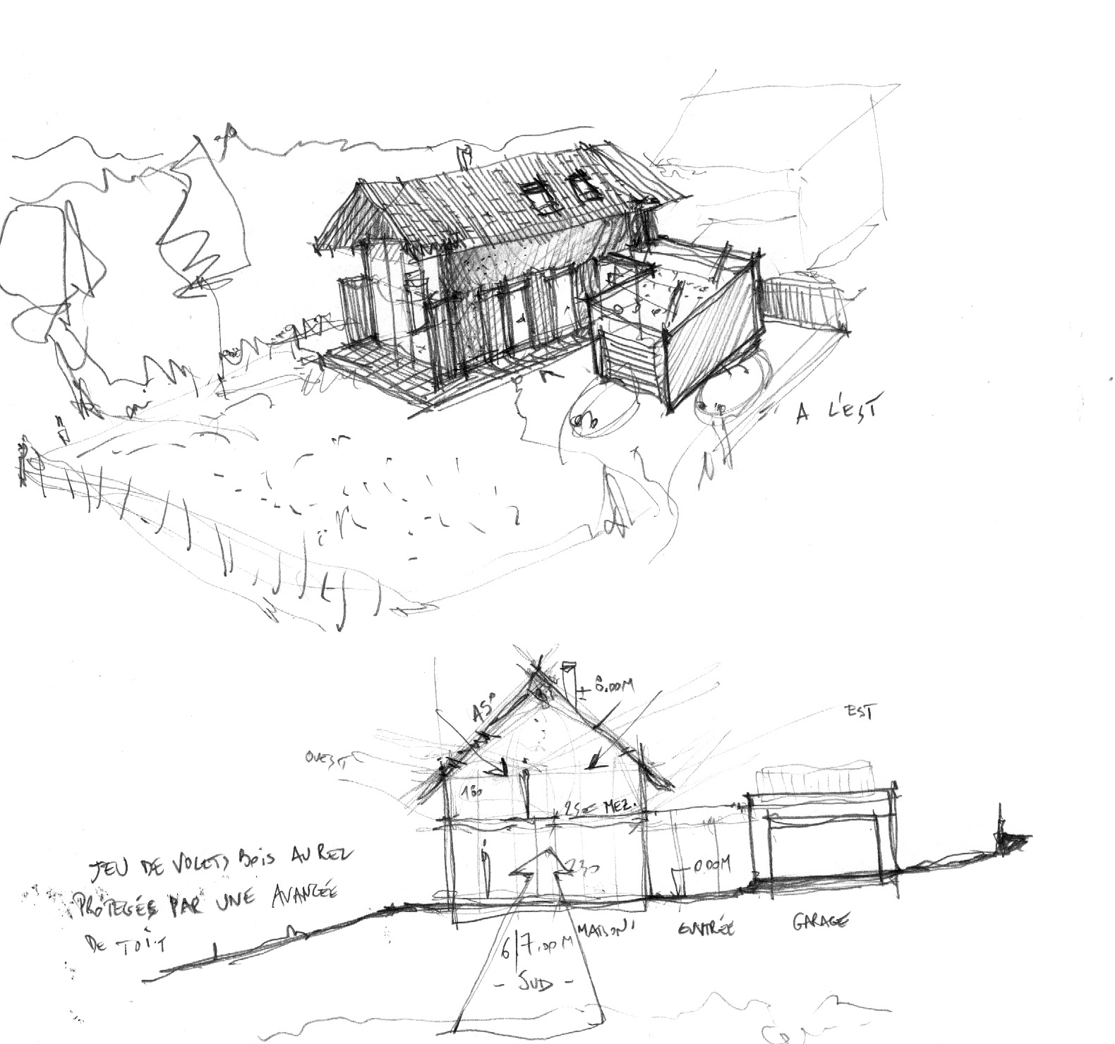 croquis-architecte-maison-bois